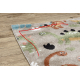 Carpet FUN Dino for children, dinosaurs beige - SECOND-RATE PRODUCT
