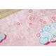 JUNIOR 51855.804 washing carpet Unicorn for children anti-slip - pink - SECOND-RATE PRODUCT