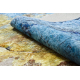 MIRO 51709.803 washing carpet Abstraction anti-slip - blue / gold - SECOND-RATE PRODUCT