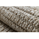 Carpet CASABLANCA LOOP circle beige loop, soft - SECOND-RATE PRODUCT