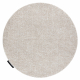 Tapis CASABLANCA LOOP cercle beige, bouclé, doux - PRODUIT DE DEUXIÈME QUALITÉ