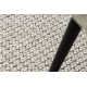 Tapis CASABLANCA LOOP cercle beige, bouclé, doux - PRODUIT DE DEUXIÈME QUALITÉ