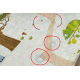 Tapis lavable BAMBINO 1165 zoo pour les enfants antidérapant beige - PRODUIT DE DEUXIÈME QUALITÉ