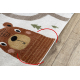 Carpet FUN Polar for children, streets, forest, cream - SECOND-RATE PRODUCT