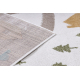 Carpet FUN Polar for children, streets, forest, cream - SECOND-RATE PRODUCT