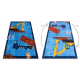 JUNIOR 51827.803 washing carpet Truck, excavator for children anti-slip - blue - SECOND-RATE PRODUCT