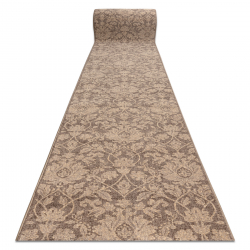 Ull løper DJOBIE 4545/600 Ornament beige / brun