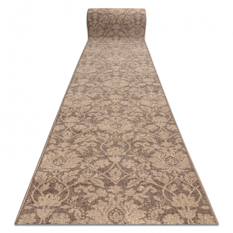 Chodnik wełniany DJOBIE 4545/600 Ornament beż / brązowy