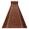 Chodnik wełniany KASHQAI 4301/300 orientalny, ramka terakota / zielony