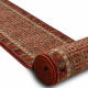 Tapis de couloir KASHQAI 4301/300 oriental, cadre terre cuite / vert