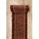 Tapis de couloir KASHQAI 4301/300 oriental, cadre terre cuite / vert