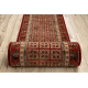 Tapis de couloir KASHQAI 4301/300 oriental, cadre terre cuite / vert