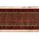 Tapis de couloir KASHQAI 4301/300 oriental, cadre terre cuite / vert
