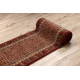 Tapis de couloir KASHQAI 4301/300 oriental, cadre terre cuite / vert