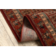 Tapis de couloir KASHQAI 4301/300 oriental, cadre terre cuite / vert