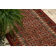 Tapis de couloir KASHQAI 4301/300 oriental, cadre terre cuite / vert