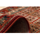 Tapis de couloir KASHQAI 4301/300 oriental, cadre terre cuite / vert