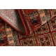 Tapis de couloir KASHQAI 4301/300 oriental, cadre terre cuite / vert