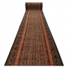 Chodnik wełniany KASHQAI 4301/401 orientalny, ramka zielony / terakota