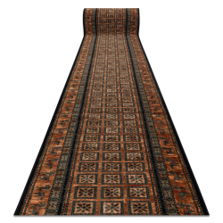 KASHQAI Wool behúň 4301/500 orientálne, rámové zelený / béžová
