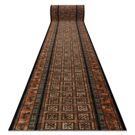 Traversa Lână KASHQAI 4301/500 oriental, cadru verde / bej