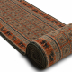 KASHQAI Wool behúň 4301/501 orientálne, rámové zelený / terakota