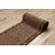 KASHQAI Wool behúň 4301/501 orientálne, rámové zelený / terakota