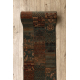 KASHQAI Wool behúň 4327/400 orientálne, patchwork zelený