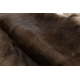 RENIFER carpet – natural leather, decorative, throw – premium POK010 brown