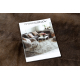 RENIFER carpet – natural leather, decorative, throw – premium POK010 brown