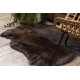 RENIFER carpet – natural leather, decorative, throw – premium POK002 brown