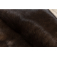 RENIFER carpet – natural leather, decorative, throw – premium POK002 brown