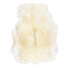 Dywan RENIFER - naturalna skóra, dekoracyjna, narzuta - premium POK004 krem