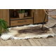 REN Rentierfell – Naturleder, dekorativ, Überwurf – standard POK016 braun / beige
