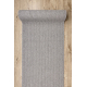 Alfombra de pasillo CASABLANCA LOOP gris claro, lazo, suave