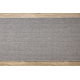 Alfombra de pasillo CASABLANCA LOOP gris claro, lazo, suave