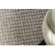 Montert teppe CASABLANCA LOOP beige, hempe, myk