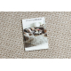Montert teppe CASABLANCA LOOP beige, hempe, myk