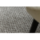 Fitted carpet CASABLANCA LOOP light grey loop, soft