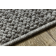 Moquette CASABLANCA LOOP gris clair, bouclé, doux