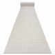Alfombra de pasillo CASABLANCA LOOP blanco, lazo, suave