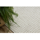 Alfombra de pasillo CASABLANCA LOOP blanco, lazo, suave