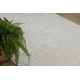 Alfombra de pasillo CASABLANCA LOOP blanco, lazo, suave