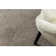Fitted carpet CASABLANCA LOOP brown loop, soft