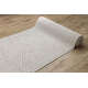Alfombra de pasillo CASABLANCA LOOP blanco / beige, lazo, suave
