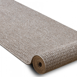 Fitted carpet CASABLANCA LOOP brown loop, soft