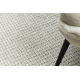 Moquette CASABLANCA LOOP blanc, bouclé, doux