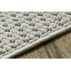 Fitted carpet CASABLANCA LOOP white loop, soft