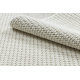 Fitted carpet CASABLANCA LOOP white loop, soft