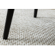 Moquette CASABLANCA LOOP blanc / beige bouclé, doux